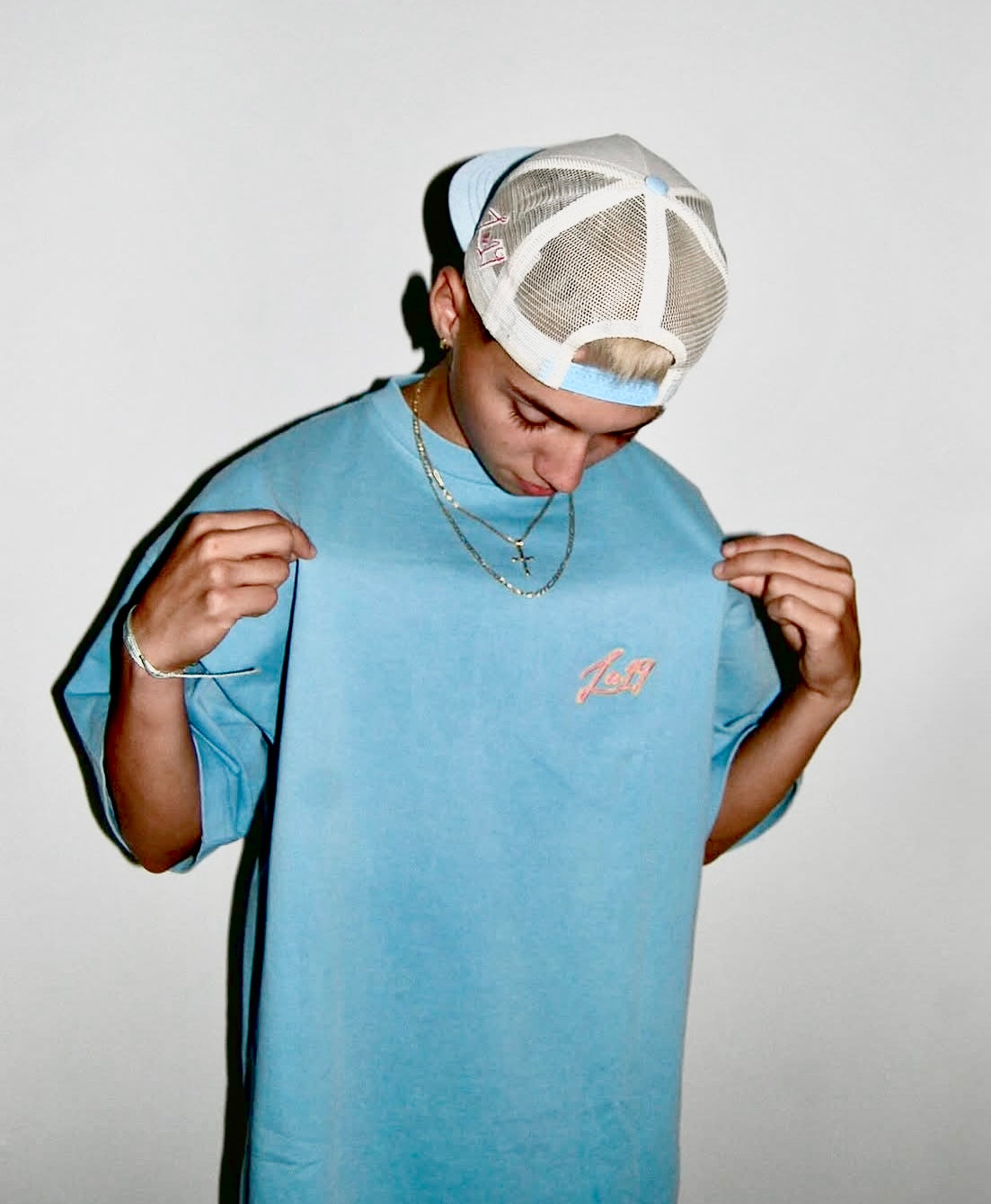 Oversized Star Vibes “light blue”