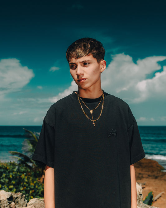 Oversized Vortex T shirt “black”